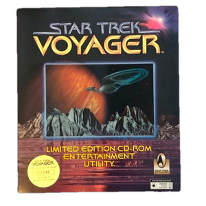 Vintage 1996 Star Trek Voyager Limited Edition CD-ROM Entertainment Utility